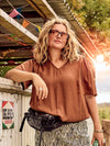 ZoGAIL - Bluse med V-hals