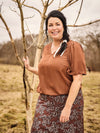 ZoGAIL - Bluse med V-hals