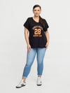 ZoDINA - T-shirt med Sporty Print