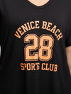 ZoDINA - T-shirt med Sporty Print