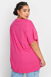 YoRainbow Print Slogan Oversized T-Shirt