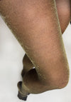 All Over Glitter Gold / Silver CURVY Tights