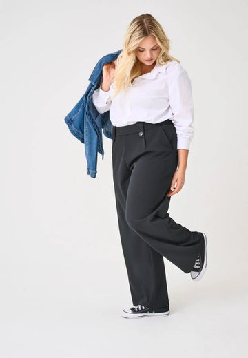 CARSANIA BUTTON PANT JRS PNT