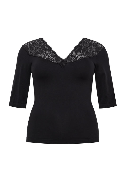 OxShapewear - Bluse med Blonde