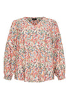 OxBluse 63220 - Bluse med fugleprint