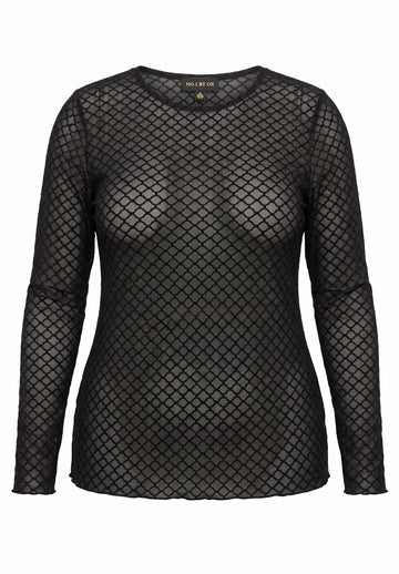 Ox63549 - Mesh Bluse