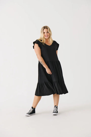 CARMAY LIFE CAP FRILL DRESS - NOOS