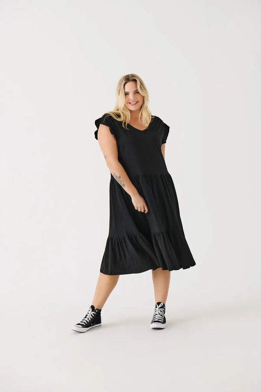 CARMAY LIFE CAP FRILL DRESS - NOOS