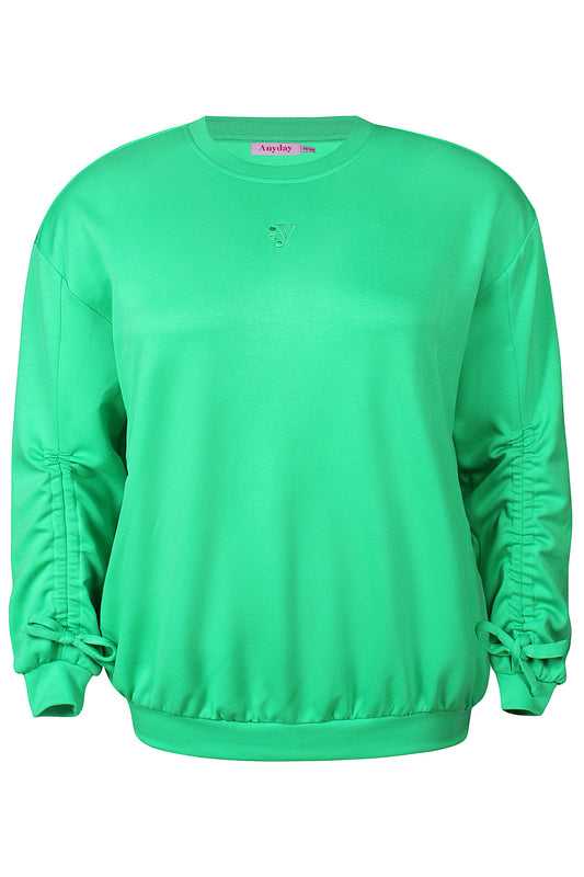 AnEllie 200 - Sweatshirt med rynkedetalje