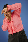 AnAriel 208 Blouse - Bluse med flæse