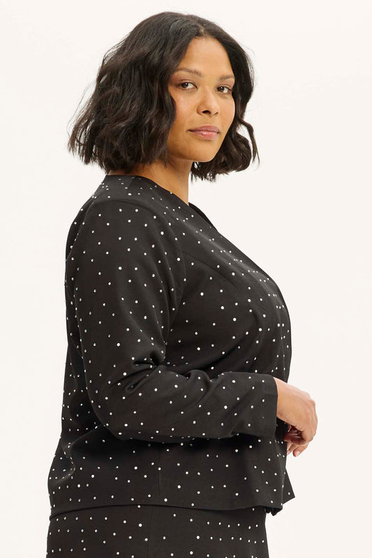 AnJamila 497 - Blazer med similisteiner