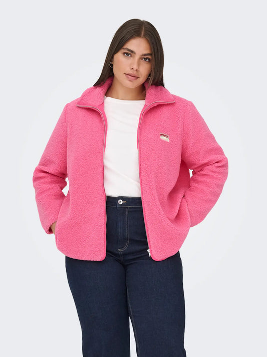CARHOLLY - TEDDY ZIP TRØJE