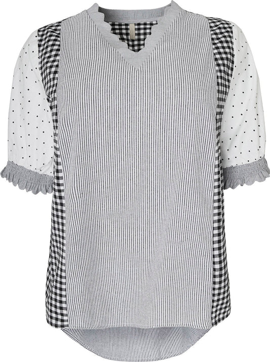 CpAnet - Bluse med V-hals