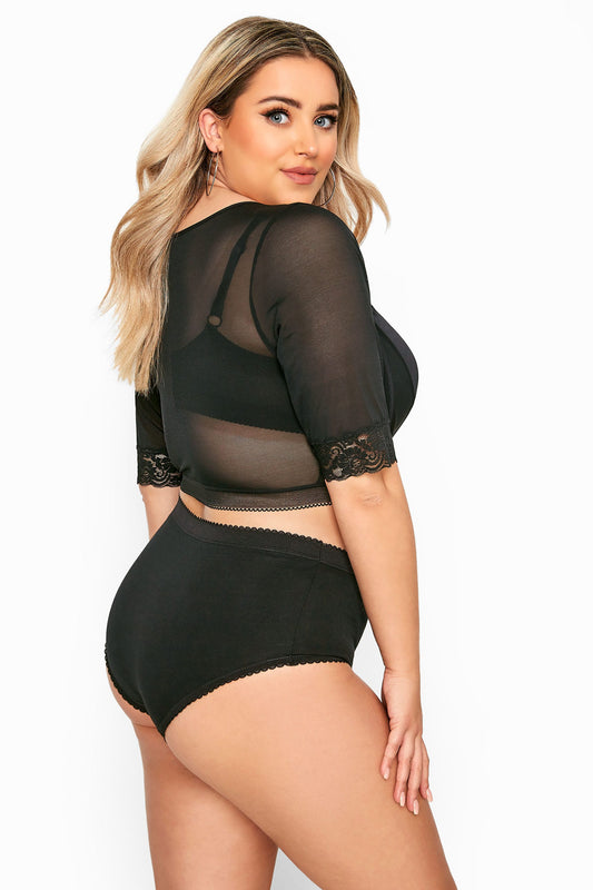YoMesh Front Fastening Armwear Top