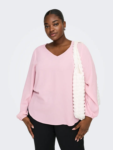 CARVICA - Bluse med V-hals - NOOS
