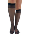 15 Denier Extra Wide Knee High Socks