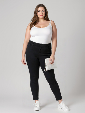 CARHIRIS MAH023 - Ankel jeans med push-up