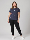 CARKITA - T-shirt med perler eller pailletter
