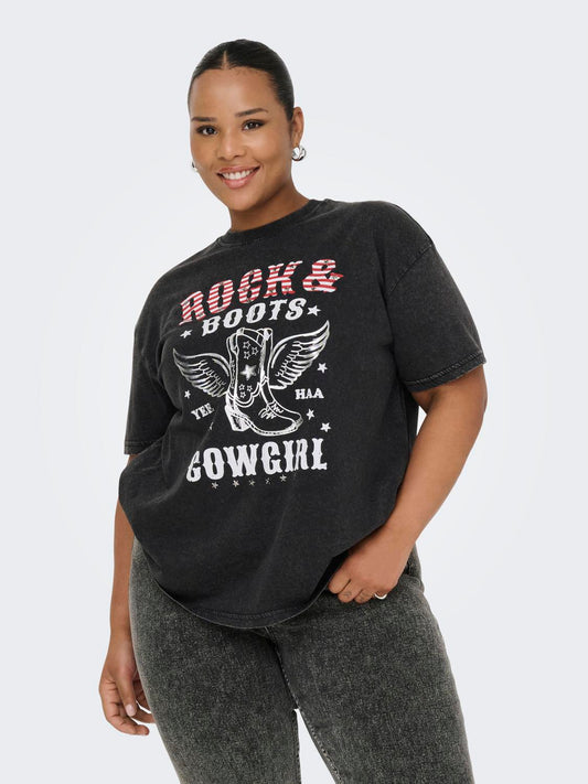 CarLife - T-shirt med Print