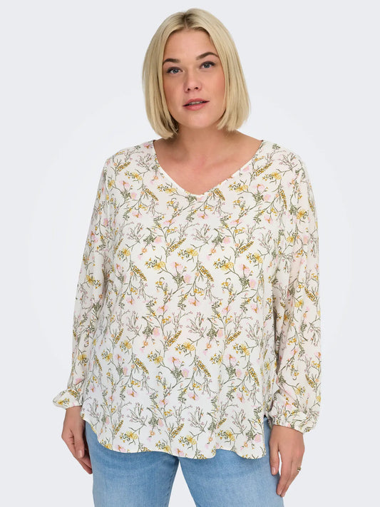 CARVICA - Bluse med V-hals - NOOS