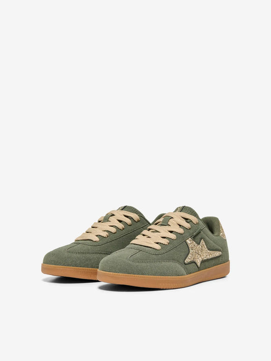 CarSandra - Sneakers med glitterdetaljer