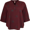 CpELISSA - Stribet Bluse med Blomster