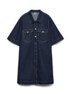 VmcFenja - 2/4 Kort Denim Kjole
