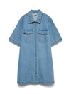 VmcFenja - 2/4 Kort Denim Kjole