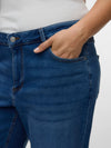 VmcMari - Tessa Hr Wide Jeans - Medium Blue Denim