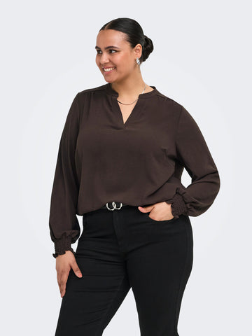 CarMetta - V-Hals Bluse