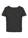 CarJana - Kortermet sweat-topp i jersey-mix