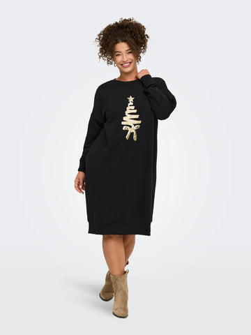CarSanta Xmas -  Midi Sweatkjole