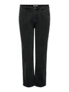 CAREMILY - Glitter Straight Denim Jeans