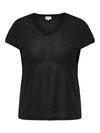 CarSilvery - Lurex Bluse - Noos