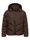 CarClair - Kort Puffer Jakke - Brun