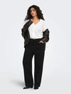 CarGianna - Sorte Jeans Med Lige Ben - Noos
