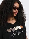 CarMaebell - Kortærmet T-shirt med Print