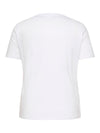CarBeau - Kortærmet T-Shirt Med Print - Hvid