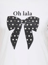 CarBeau - Kortærmet T-Shirt Med Print - Hvid