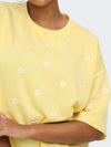 CarLuna - Sweatshirt med 3/4 Ærmer