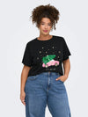 CarKita - T-shirt med Juleprint - Sort