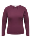 CARVAL - Langærmet Rib Bluse - NOOS