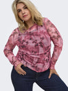 CarJungle - Mesh Bluse - Pink