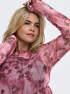 CarJungle - Mesh Bluse - Pink