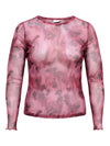CarJungle - Mesh Bluse - Pink