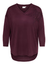 CarAlba - Bluse med Rhinsten