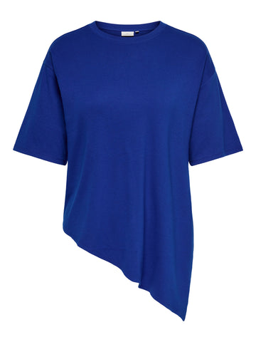CarAsta - Asymmetrisk T-shirt - Blå