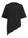 CarAsta - Asymmetrisk T-shirt - Sort