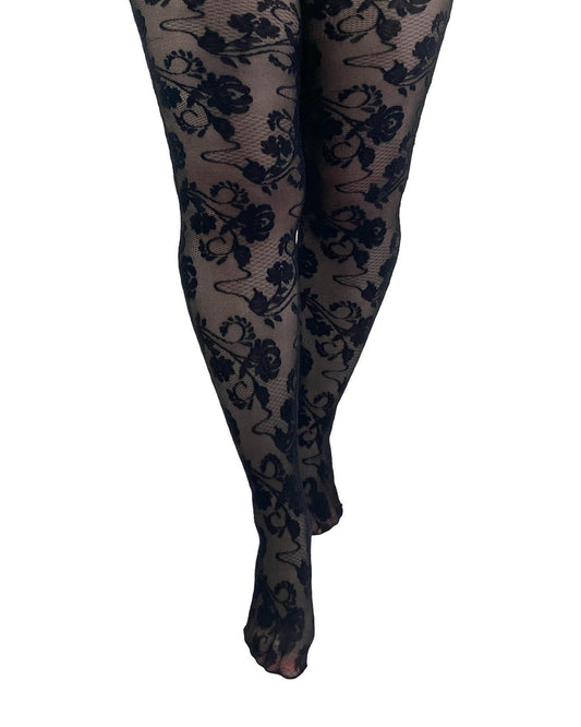 PmFleur Lace Stretch Tights