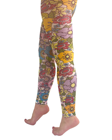 PMFlower Power Printed Footless Capri Tights